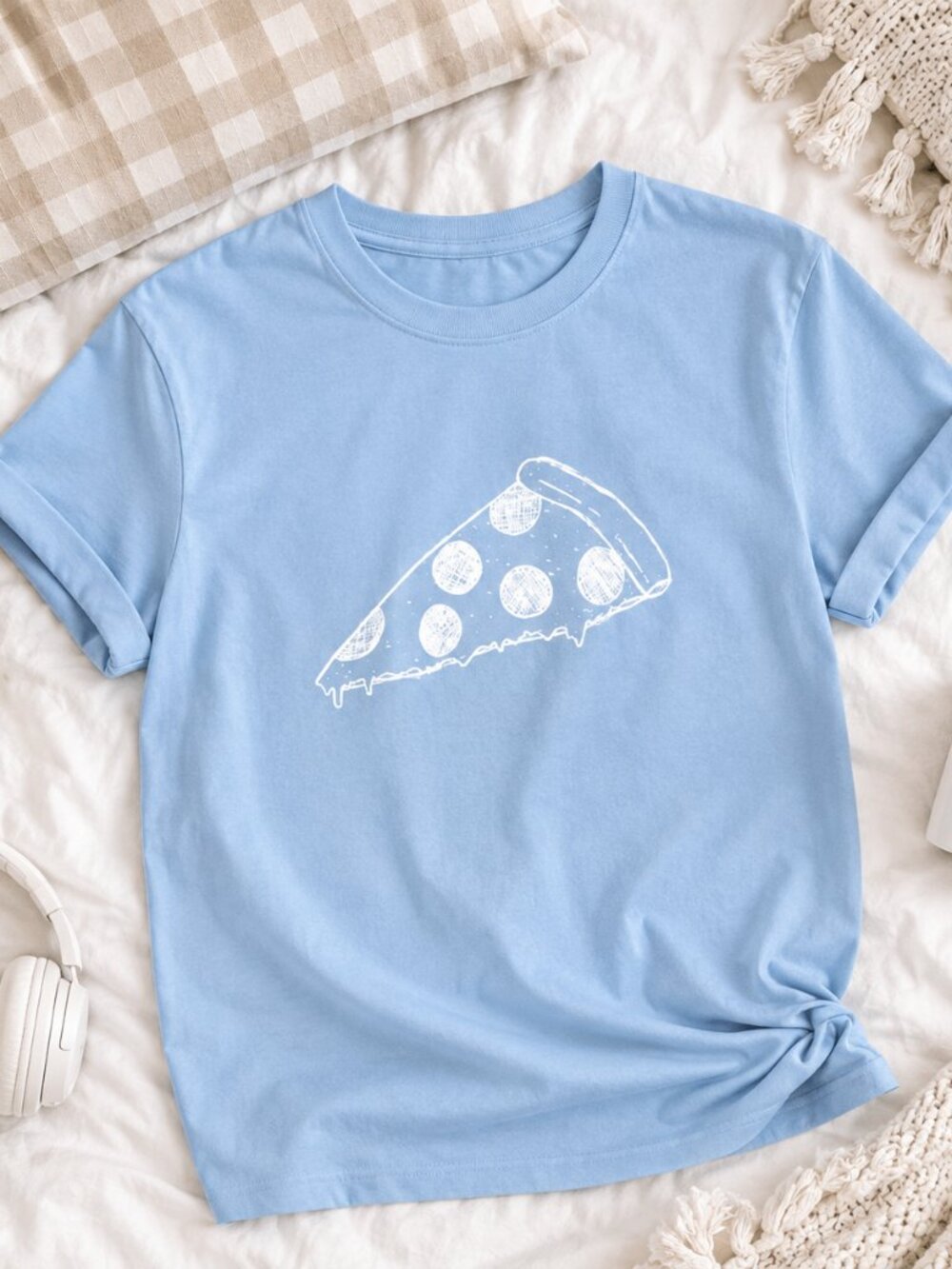 Pizza T Shirt Food Shirt Screen Printed Tee Foodie Gift Food Lover Clothing Gift